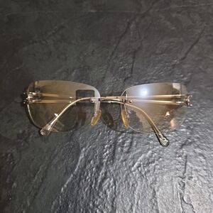 Nine & Co Vintage NC1610127 060 28802 Sunglasses Silver Rimless Light